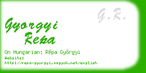gyorgyi repa business card